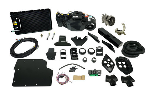 Air Conditioning Evaporator Kit - Gen V SureFit - Brackets / Condenser / Controls / Compressor / Drier / Evaporator / Hardware / Wiring - With Factory Air - GM F-Body 1979-81 - Kit