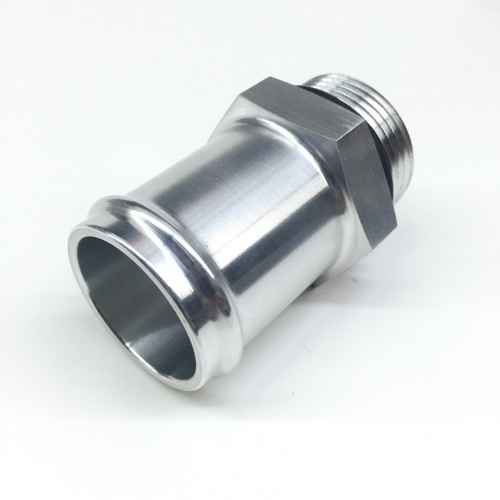 Fitting - Adapter - Straight - 16 AN Male O-Ring to 1-1/4 in Hose Barb - Aluminum - Natural - Each