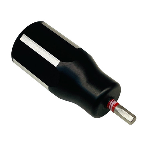 Wrench - Quick Release Fastener - 3/16 in Allen Head - Steel Shank - Aluminum - Black Anodized - Each