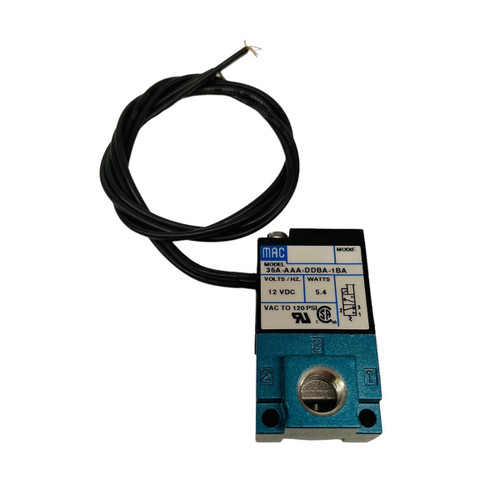 Shifter Solenoid - Mac Valve - 12V / 16V - Air Shifter - 2-Speed - Steel - Blue Paint - Each