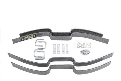 Helper Spring Kit - Add-A-Leaf - Stock Height - Rear - Steel - Silver Powder Coat - Ford Fullsize Truck 2024 - Kit