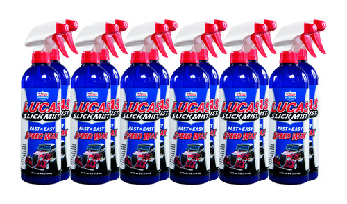 Spray Wax - Slick Mist Speed Wax - Exterior - 24 oz Spray Bottle - Set of 12