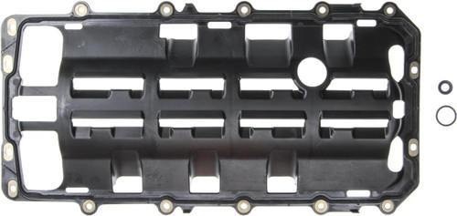 Oil Pan Gasket - 0.17 in Thick - 1-Piece - Plastic / Rubber - Ford Coyote - Kit