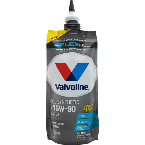 Gear Oil - FLEXFILL - 75W90 - Synthetic - Limited Slip Additive - 1 qt Pouch - Each
