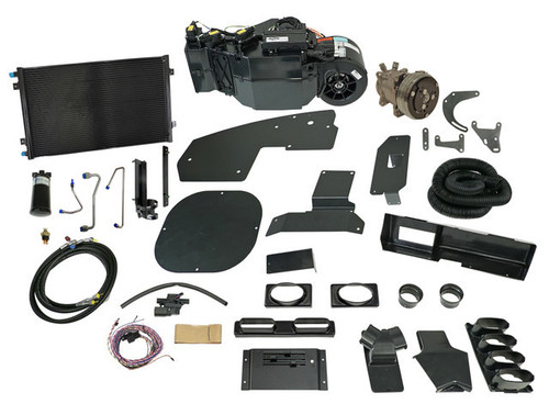 Air Conditioning Evaporator Kit - Gen V SureFit - Brackets / Controls / Evaporator / Condenser / Compressor / Hardware / Wiring - Factory Air - Mopar B-Body 1969-70 - Kit