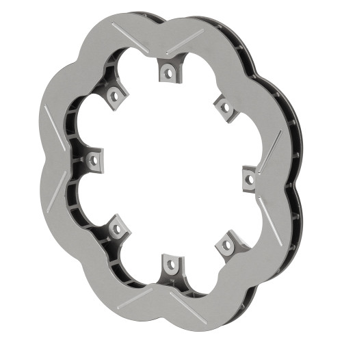 Brake Rotor - Super Alloy - Scalloped - 11.75 in OD - 0.81 in Thick - 8 x 7.000 in Bolt Pattern - Steel - Natural - Each