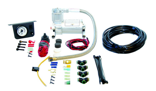 Air Compressor - Load Controller I - Suspension - 100 psi Max - 12V - Single Gauge - Controls / Pressure Sensor - Airlift Air Spring Kits - Kit Air Compressor - Load Controller I - Suspension - 100 psi Max - 12V - Single Gauge - Controls / Pressure Sensor - Airlift Air Spring Kits - Kit
