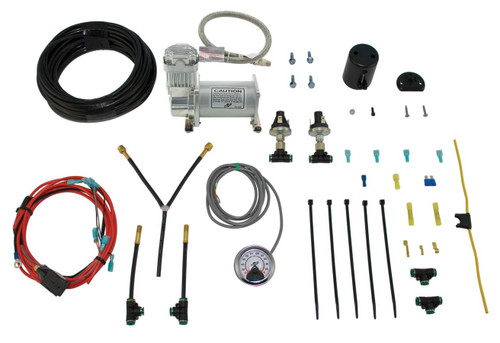 Air Compressor - Load Controller II - Suspension - 120 psi Max - 12V - Single Gauge - Controls / Pressure Sensor - Airlift Air Spring Kits - Kit Air Compressor - Load Controller II - Suspension - 120 psi Max - 12V - Single Gauge - Controls / Pressure Sensor - Airlift Air Spring Kits - Kit