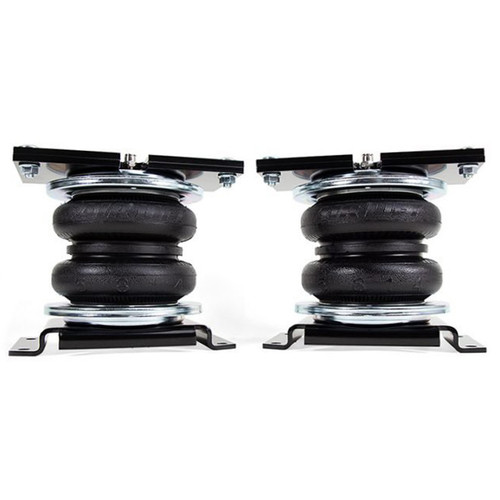 Air Spring Kit - Loadlifter 5000 - Bags / Brackets / Lines - 5000 lb Capacity - Black Powder Coat Brackets - Rear - Ford Ranger 2019 - Kit