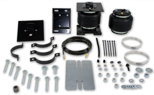 Air Spring Kit - Loadlifter 5000 - Bags / Brackets / Lines - 5000 lb Capacity - Black Powder Coat Brackets - Rear - GM Motorhome / Van 1998-2012 - Kit Air Spring Kit - Loadlifter 5000 - Bags / Brackets / Lines - 5000 lb Capacity - Black Powder Coat Brackets - Rear - GM Motorhome / Van 1998-2012 - Kit