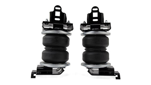 Air Spring Kit - Loadlifter 5000 - Bags / Brackets / Lines - 5000 lb Capacity - Black Powder Coat Brackets - Rear - Dodge Ram Fullsize Truck 2019 - Kit