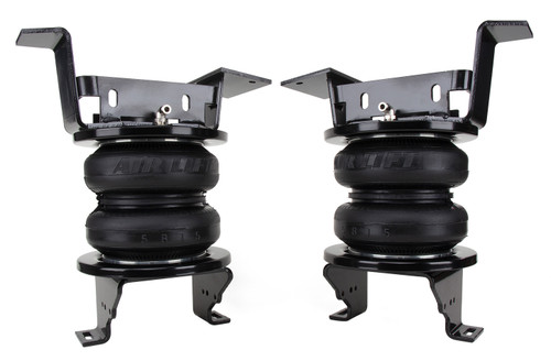 Air Spring Kit - Loadlifter 7500 XL - Bags / Brackets / Lines - 7500 lb Capacity - Black Powder Coat Brackets - Rear - GM Fullsize Truck 2020 - Kit