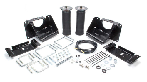 Air Spring Kit - RideControl - Bags / Brackets / Lines - 2000 lb Capacity - Black Powder Coat Brackets - Rear - Ford Fullsize Truck 2015-16 - Kit