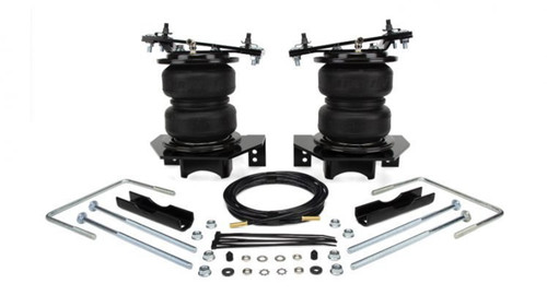 Air Spring Kit - Loadlifter 5000 Ultimate - Bags / Brackets / Lines - 5000 lb Capacity - Black Powder Coat Brackets - Rear - Ford Fullsize Truck 2020 - Kit