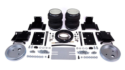 Air Spring Kit - Loadlifter Pro Series - Bags / Brackets / Lines - 5000 lb Capacity - Black Powder Coat Brackets - Rear - Dodge Ram Fullsize Truck 2011-20 - Kit