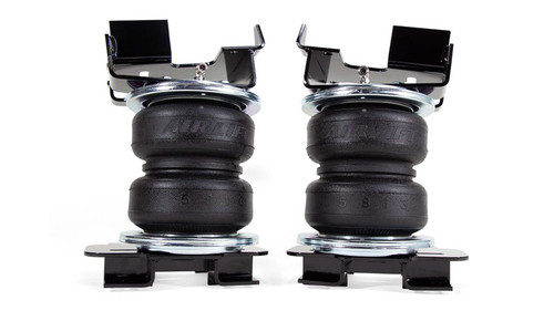 Air Spring Kit - Loadlifter Pro Series - Bags / Brackets / Lines - 5000 lb Capacity - Black Powder Coat Brackets - Rear - Ford Fullsize Truck 2015-20 - Kit