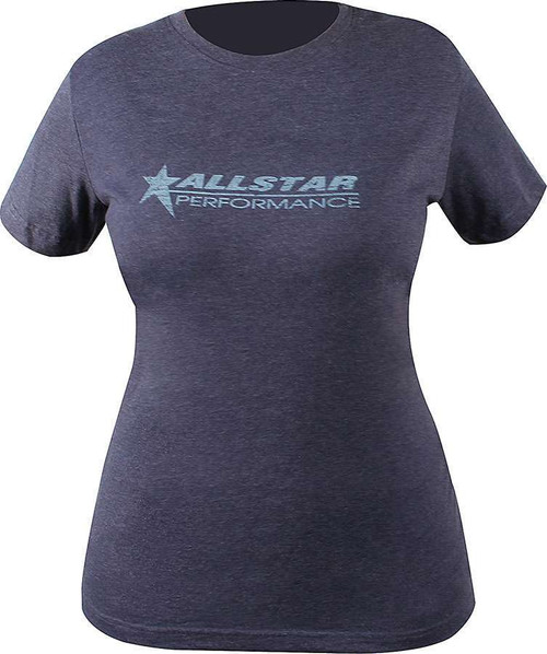 T-Shirt - Ladies Vintage - Allstar Logo - Navy Blue - Large - Each