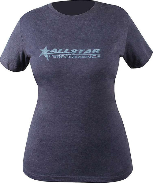 T-Shirt - Ladies Vintage - Allstar Logo - Navy Blue - Small - Each