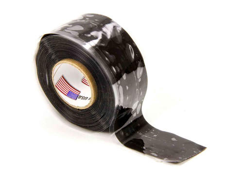 Self Vulcanizing Tape - Quick-Fix - 1 in Wide - 12 ft Roll - Silicone Rubber - Black - Each