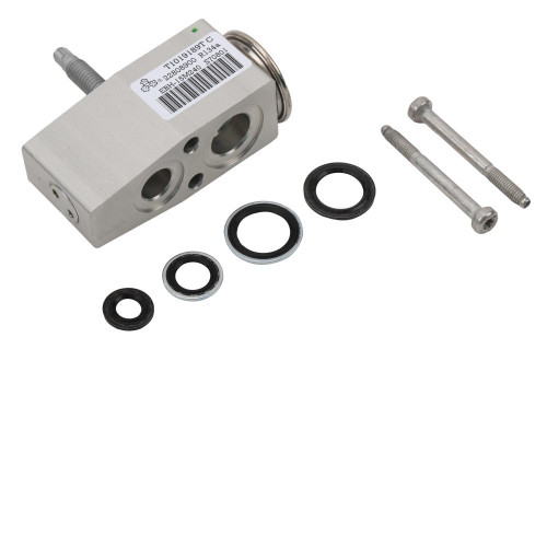 Air Conditioning Expansion Valve - Hardware / Seals Included - Aluminum - Natural - Each