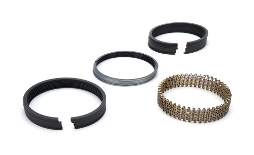 Piston Rings - 4.050 in Bore - 3/32 x 5/64 x 3/16 in Thick - Standard Tension - Iron - Phosphate - 8-Cylinder - Kit Piston Rings - 4.050 in Bore - 3/32 x 5/64 x 3/16 in Thick - Standard Tension - Iron - Phosphate - 8-Cylinder - Kit