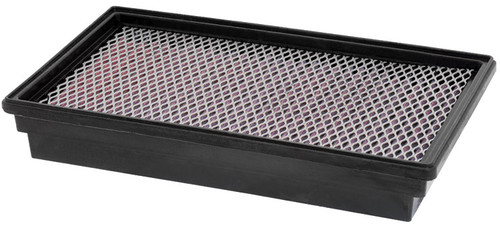 Air Filter Element - Panel - 11.25 x 6.5 in - 1.813 in Tall - Reusable Cotton - Red - Various Applications - Each