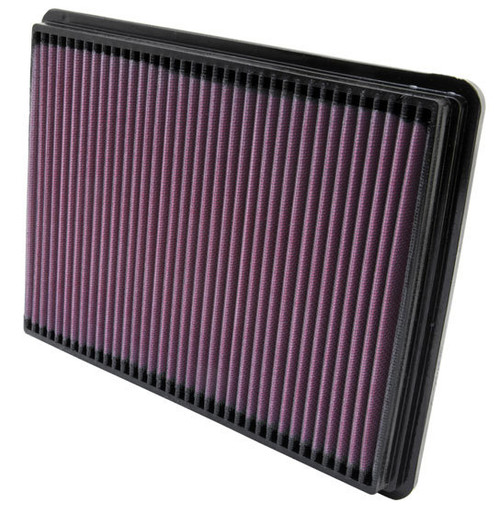 Air Filter Element - Panel - 10.5 x 7.875 in - 0.938 in Tall - Reusable Cotton - Red - GM W-Body 1999-2008 - Each