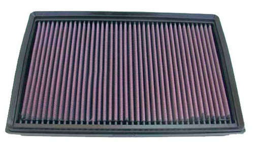 Air Filter Element - Panel - 11.25 x 7.563 in - 1.125 in Tall - Reusable Cotton - Red - Ford / Lincoln / Mercury - Each Air Filter Element - Panel - 11.25 x 7.563 in - 1.125 in Tall - Reusable Cotton - Red - Ford / Lincoln / Mercury - Each