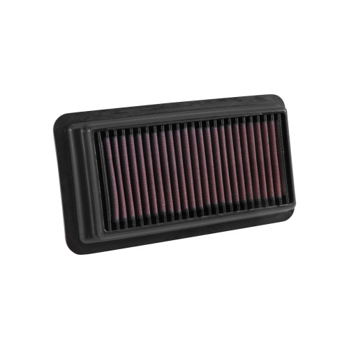 Air Filter Element - Rectangle - 9.875 x 5.438 x 1.5 in Tall - Reusable Cotton - Red - Honda Civic 2014-20 - Each