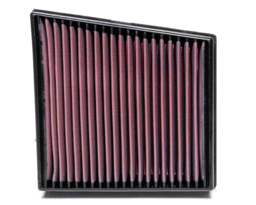 Air Filter Element - Panel - 11.031 x 10.938 - 2.25 in Tall - Reusable Cotton - Red - GM Duramax - GM Fullsize Truck - Each