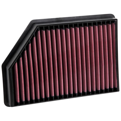 Air Filter Element - Panel - 9.438 x 13.625 in - 2.25 in Tall - Reusable Cotton - Red - GM Duramax - GM Fullsize Truck 2020 - Each