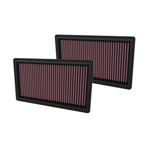 Air Filter Element - Panel - 11.875 x 6.875 in - 1.625 in in Tall - Reusable Cotton - Red - Land Rover Range Rover 2022-24 - Each