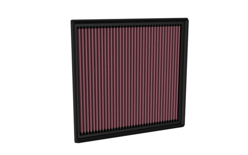 Air Filter Element - Panel - 10.563 x 10.125 in - 1.188 in in Tall - Reusable Cotton - Red - Ford E-Series 2021-24 - Each Air Filter Element - Panel - 10.563 x 10.125 in - 1.188 in in Tall - Reusable Cotton - Red - Ford E-Series 2021-24 - Each