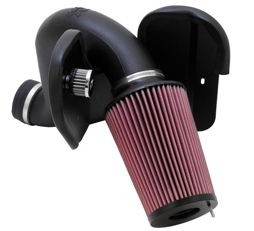 Air Induction System - 57 Series FIPK - Reusable Oiled Filter - Plastic - Black - Dodge Ram Fullsize Truck 2003-07 - Kit