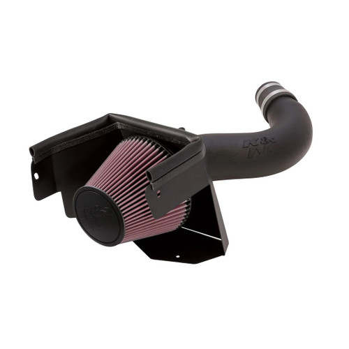 Air Induction System - 57 Series FIPK - Reusable Oiled Filter - Plastic - Black - Jeep Wrangler JK 2007-11 - Kit