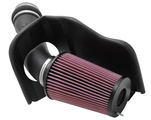 Air Induction System - 57 Series FIPK - Reusable Oiled Filter - Plastic - Black - Ford Fullsize SUV / Truck 1998-2007 - Kit