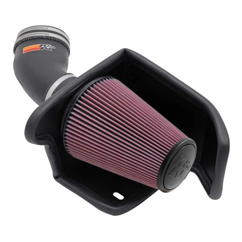 Air Induction System - 57 Series FIPK - Reusable Oiled Filter - Plastic - Black - Ford Fullsize Truck 2001-2004 - Kit