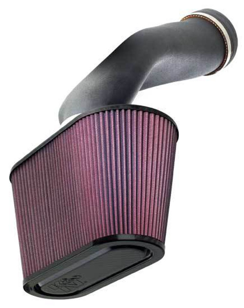 Air Induction System - 57 Series FIPK - Reusable Oiled Filter - Plastic - Black - Chevy Corvette 2001-04 - Kit