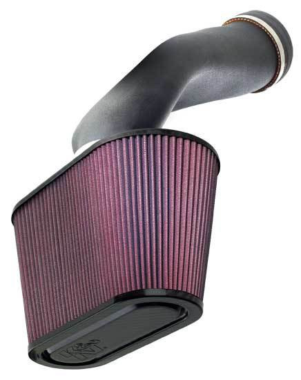 Air Induction System - 57 Series FIPK - Reusable Oiled Filter - Plastic - Black - Chevy Corvette 2001-04 - Kit