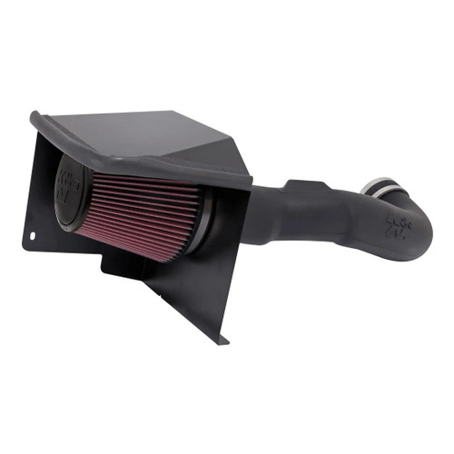 Air Induction System - 57 Series FIPK - Reusable Oiled Filter - Plastic - Black - GM Fullsize SUV / Truck 2009-14 - Kit