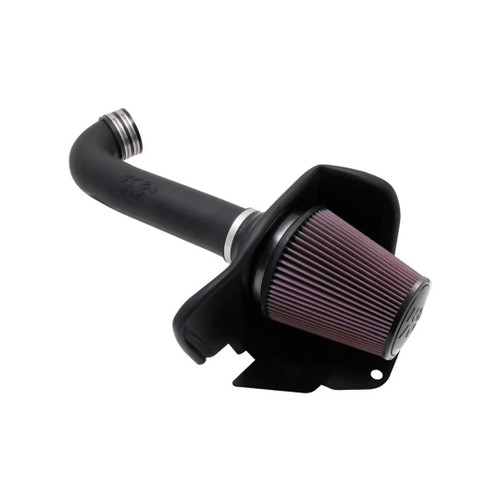 Air Induction System - 63 Series AirCharger - Reusable Oiled Filter - Plastic - Black - Dodge Midsize SUV / Jeep Grand Cherokee 2011-25 - Kit