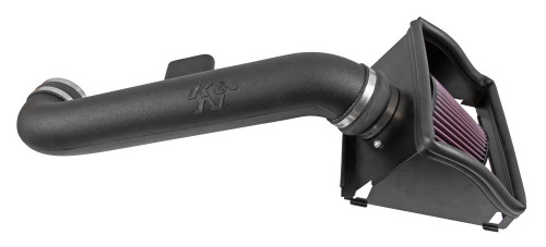 Air Induction System - 63 Series AirCharger - Reusable Oiled Filter - Plastic - Black - Ford Fullsize Truck 2015-20 - Kit