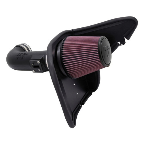 Air Induction System - 63 Series AirCharger - Reusable Oiled Filter - Plastic - Black - Chevy Camaro 2010-15 - Kit