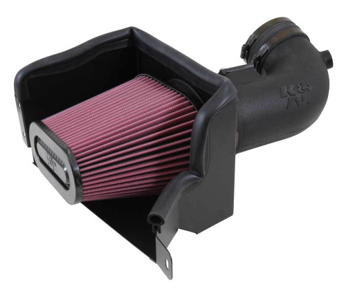 Air Induction System - 63 Series AirCharger - Reusable Oiled Filter - Plastic - Black - Chevy Corvette 2014-19 - Kit