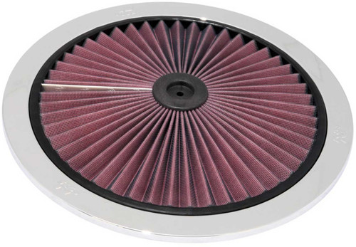 Air Cleaner Lid - X-Stream Top - 14 in Round - Aluminum - Polished - Each
