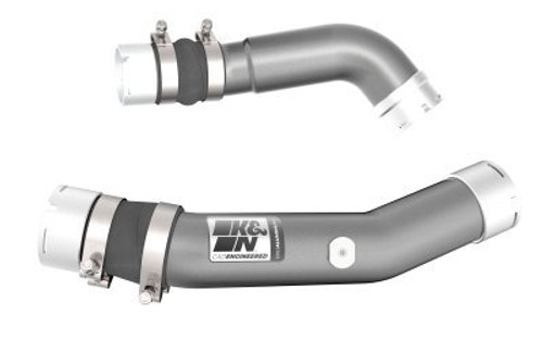 Intercooler Pipe - Aluminum - Gray Powder Coat - Intercooler Cold / Hot Side - Toyota Midsize Truck 2024 - Kit Intercooler Pipe - Aluminum - Gray Powder Coat - Intercooler Cold / Hot Side - Toyota Midsize Truck 2024 - Kit