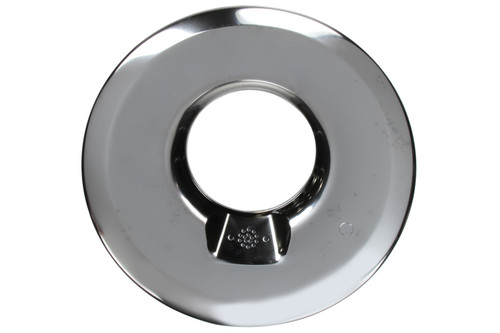 Air Cleaner Base - 14 in Round - 5-1/8 in Carb Flange - Raised Base - Steel - Chrome - Each Air Cleaner Base - 14 in Round - 5-1/8 in Carb Flange - Raised Base - Steel - Chrome - Each