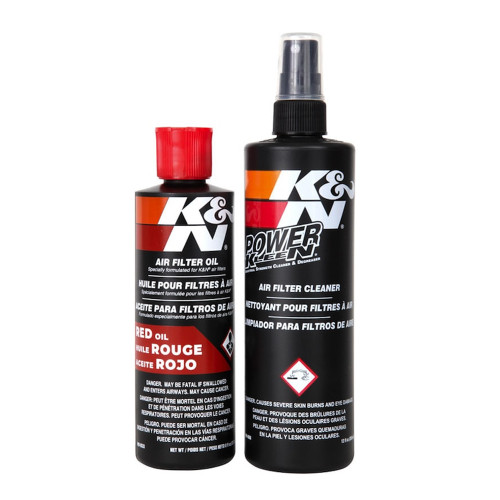 Air Filter Service Kit - Recharger - 12 oz Pump Bottle Cleaner - 8 oz Squeeze Bottle Oil - Red Oil - K&N Filters - Kit