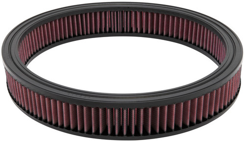 Air Filter Element - 13.25 in Diameter - 2.188 in Tall - Reusable Cotton - Red - Ford / Mercury 1961-73 - Each