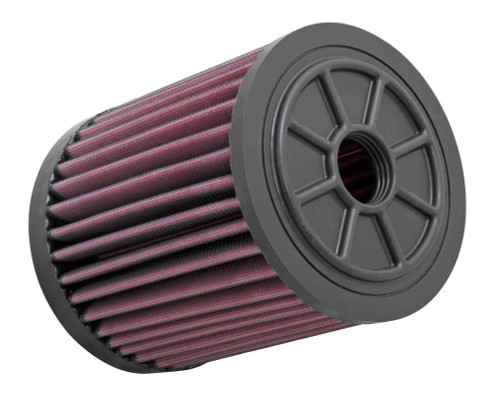 Air Filter Element - 6 in Diameter - 7.375 in Tall - Reusable Cotton - Red - Audi A6 / A6 Quattro / A7 Quattro / S6 / S7 - Each
